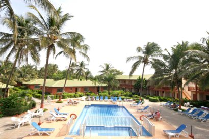 Sunset Beach swimming pool with children's area