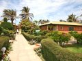 Manicured gardens at Sunset Beach Hotel