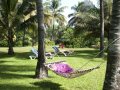 Relaxing in a hammock in The Kairaba gardens