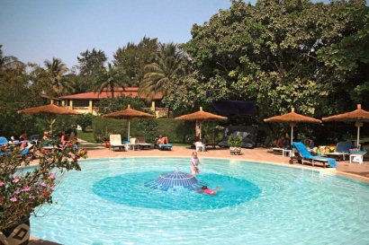 The shallow pool at The Kairaba