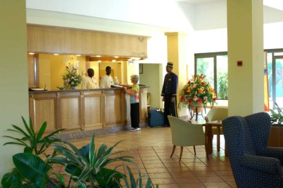 Reception area