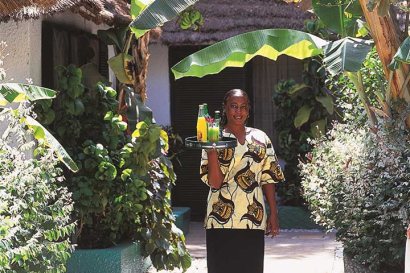 Friendly service at African Village Hotel