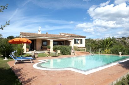 Villa and Pool Area