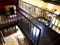 Staircase over lounge area