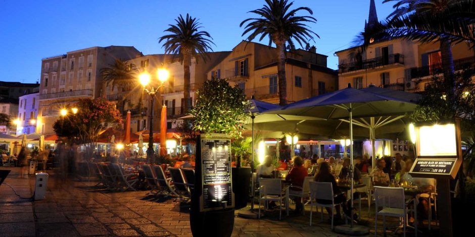 A restaurant in Calvi A restaurant in Calvi