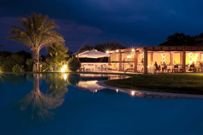 Pool/Terrace Dining Area by Night