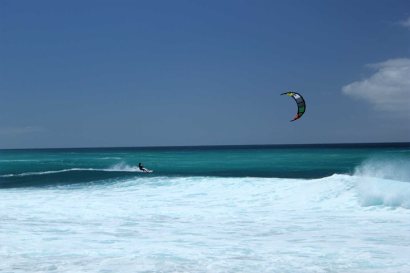 Kite Surfing on Sal