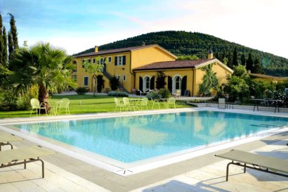 Hotel and Pool Area