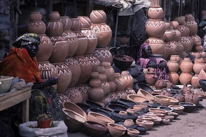 Pottery at St Louis market