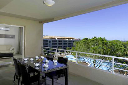 Outside Terrace & Pool View