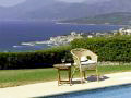 View from the pool across St Florent