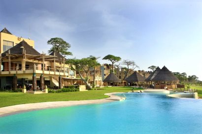 Infinity pool at Sheraton Gambia Hotel