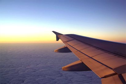 Airplane in flight