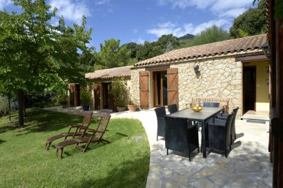 Outside dining area