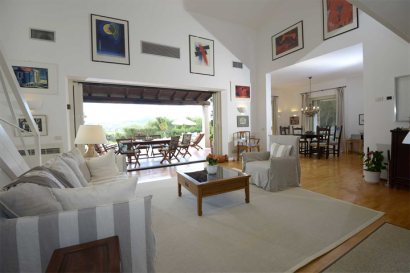 Open plan living area