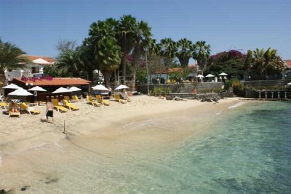Small Beach Next To Hotel