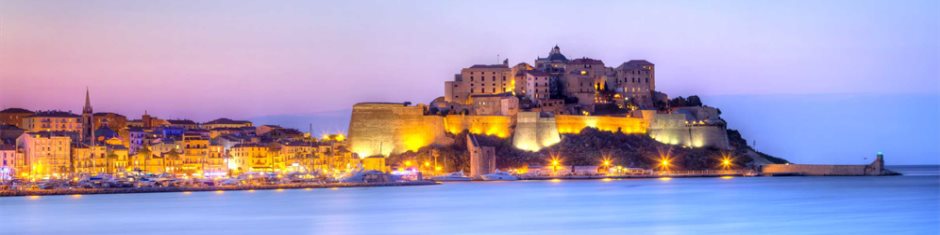 The evening lights of Calvi The evening lights of Calvi