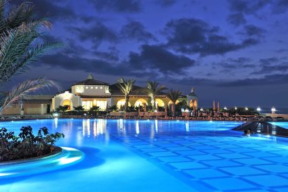 Pool Area at Night