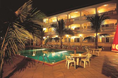 Sarge's Hotel by night