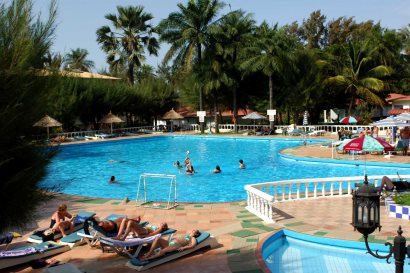 Pool with separate children's pool at Palma Rima Hotel