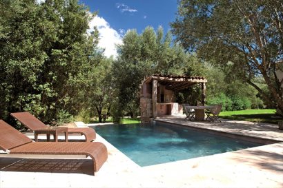 Pool and summer kitchen
