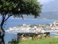 View of St Florent and Bay