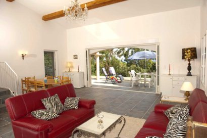 Open plan living area