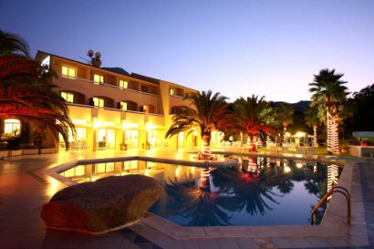 Pool at night
