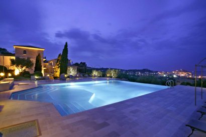 Pool by night