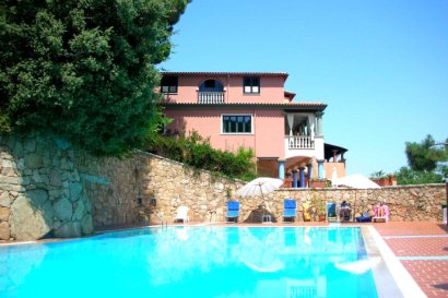 Hotel and Pool Area