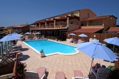 Hotel and Pool Area