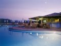 Pool Area at Dusk