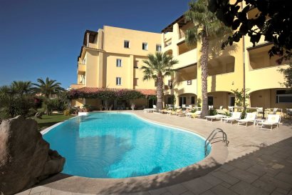 Pool Area and Hotel