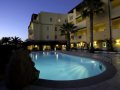 Pool Area at Dusk